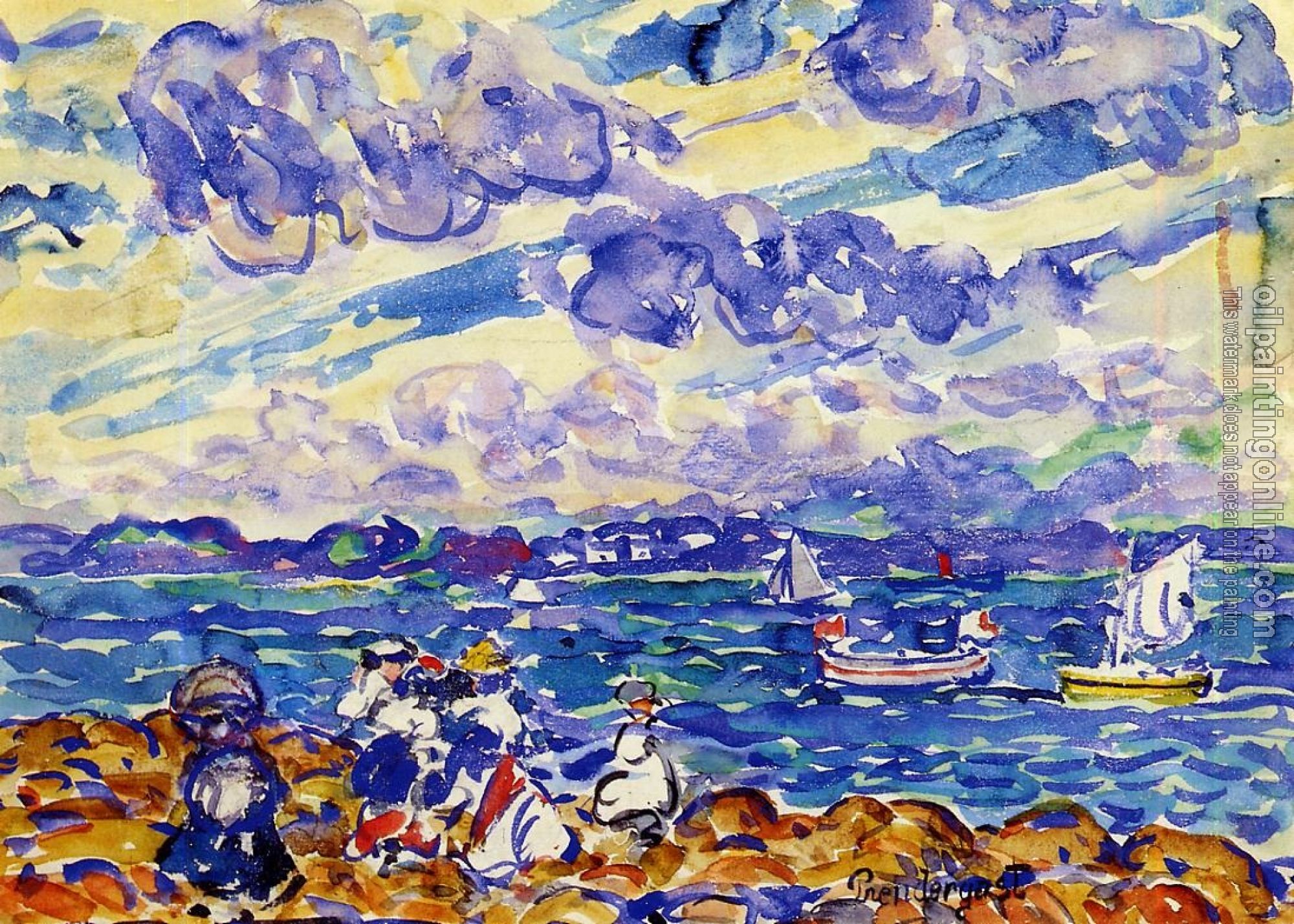 Prendergast, Maurice Brazil - St Malo